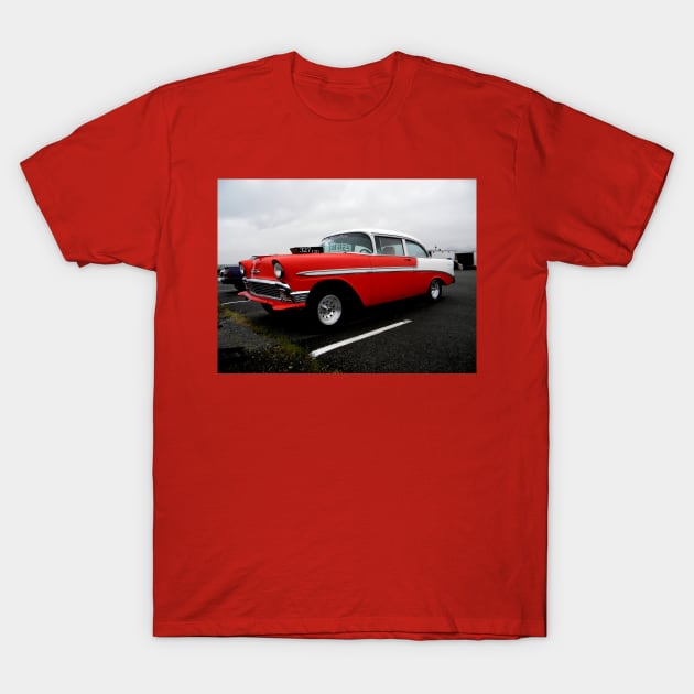 327 Cubic Inch 1956 Chevy T-Shirt by Hot Rod America